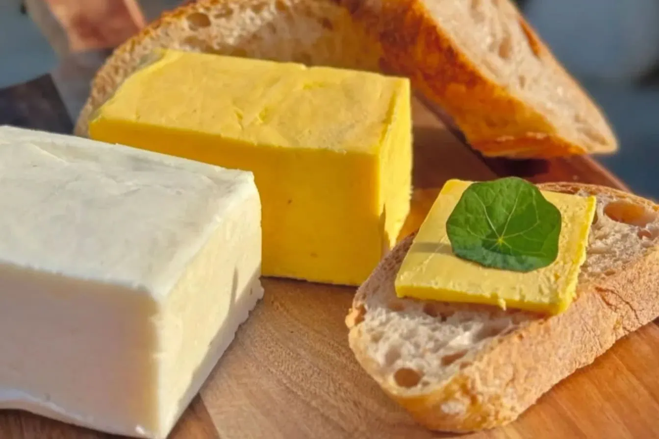 Käse und Butterherstellung auf dem Bauernhof